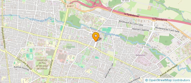 localisation de l'entreprise O'DELICES  PAU