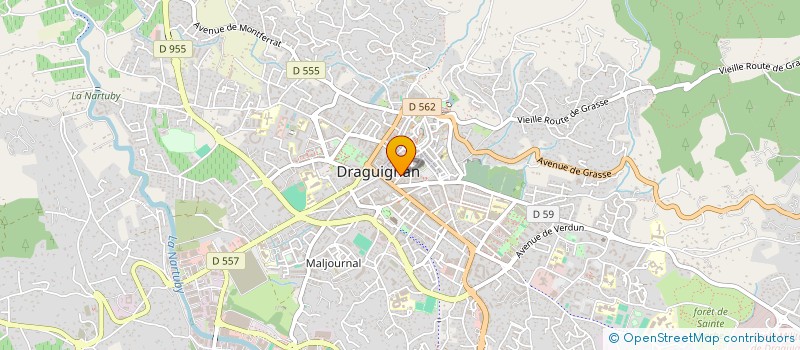 localisation de l'entreprise O'DELICES D'HK  DRAGUIGNAN