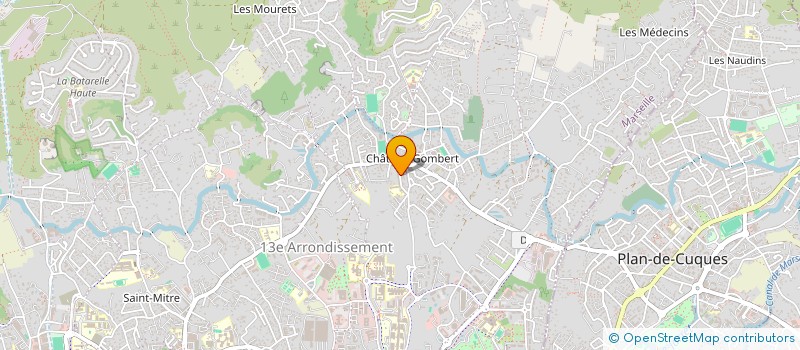 localisation de l'entreprise O DELICES DE CHATEAU  MARSEILLE