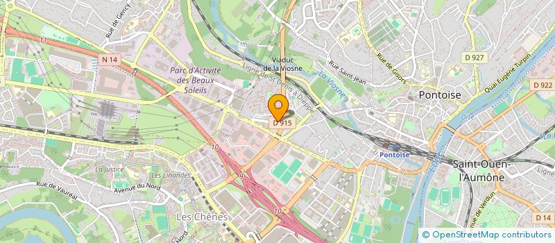 localisation de l'entreprise O'DELICES DE MARCOUVILLE à PONTOISE