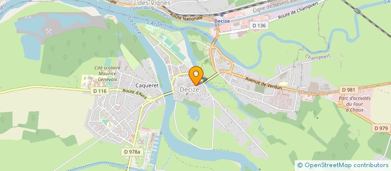localisation de l'entreprise O DELICES DES DIEUX à DECIZE