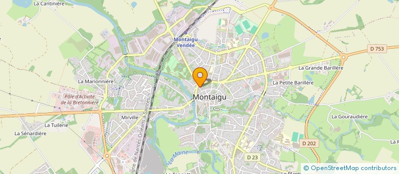 localisation de l'entreprise O DELICES DES QUATRE SAISONS à MONTAIGU-VENDEE