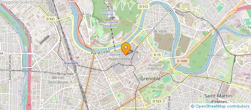localisation de l'entreprise O DELICES DU LIBAN à GRENOBLE