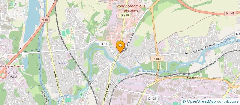 localisation de l'entreprise O'DELYS & SPA à CHAMPNIERS