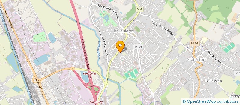 localisation de l'entreprise O DEM SERVICES  BRUGUIERES