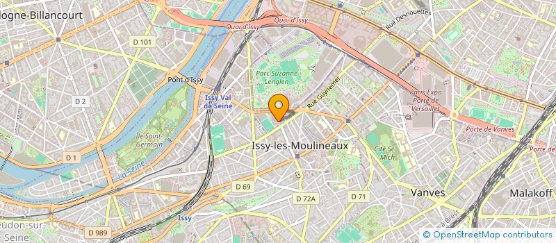 localisation de l'entreprise O'DEMA  ISSY-LES-MOULINEAUX