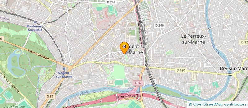 localisation de l'entreprise O'DESIGN  NOGENT-SUR-MARNE