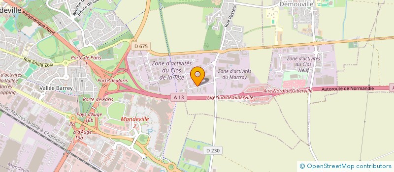 localisation de l'entreprise O'DESTOCK LOG  TOUQUES