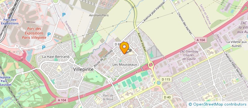 localisation de l'entreprise O DESTOCKE ALIMENTATION à VILLEPINTE