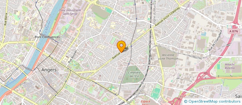 localisation de l'entreprise O'DINAP  ANGERS