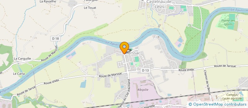 localisation de l'entreprise O'DISSEY  TERSSAC