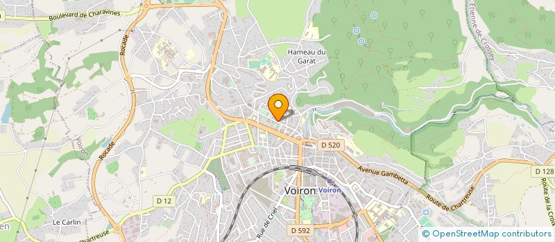 localisation de l'entreprise O'DISTRIB  VOIRON