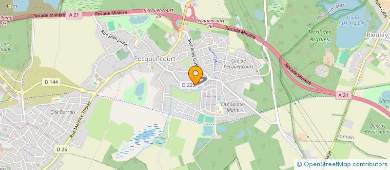 localisation de l'entreprise O'DOLCE PECQUENCOURT  PECQUENCOURT