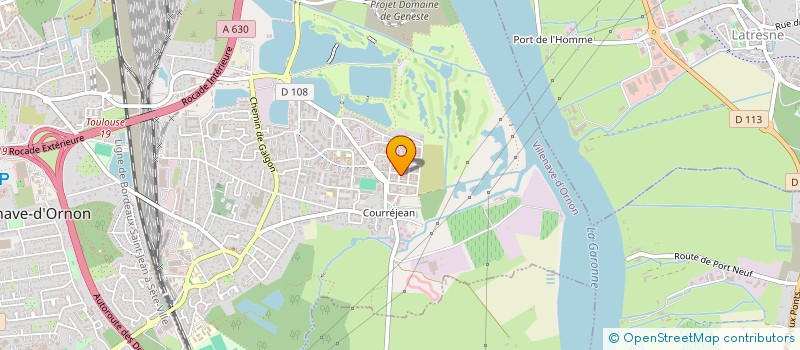 localisation de l'entreprise O'DOLE  VILLENAVE-D'ORNON