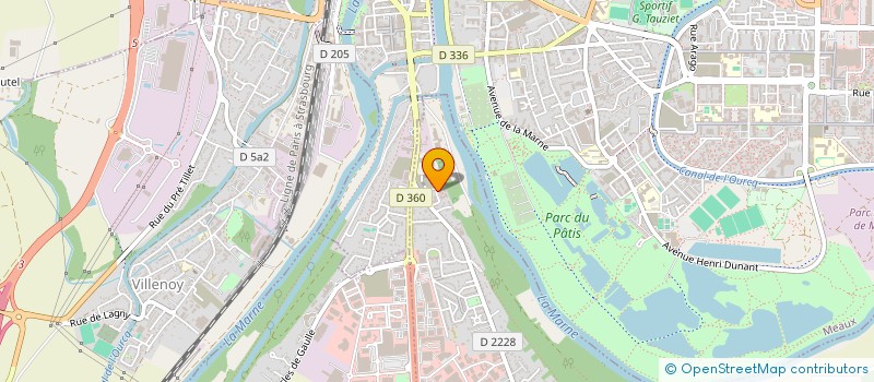localisation de l'entreprise O'DOMICIL à NANTEUIL-LES-MEAUX
