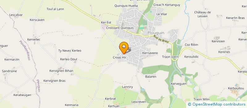 localisation de l'entreprise O DOS DAMES  PLOUGUIN