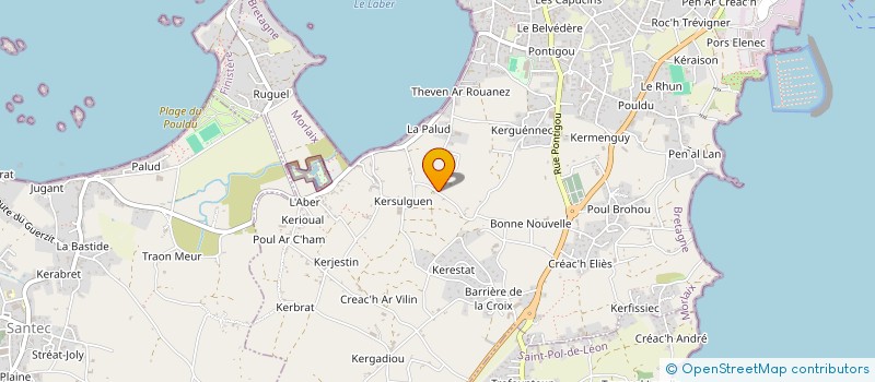 localisation de l'entreprise O'DOSS à ROSCOFF