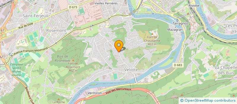 localisation de l'entreprise O DOUBS BEBE à BESANCON
