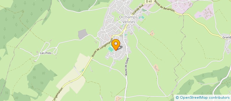 localisation de l'entreprise O DOUBS IMMOBILIER  LE RUSSEY