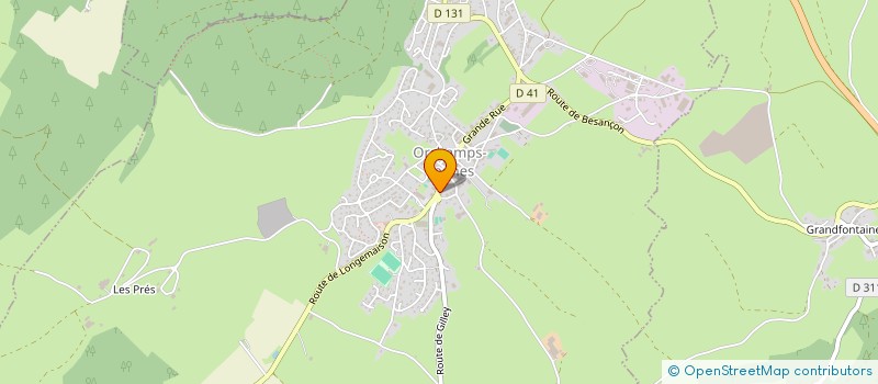 localisation de l'entreprise O DOUBS IMMOBILIER OV  ORCHAMPS-VENNES