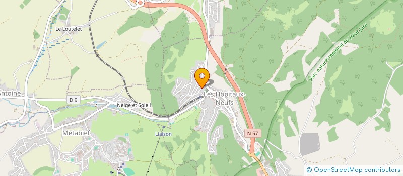 localisation de l'entreprise O DOUCE HEURE D'ANNE  LES HOPITAUX-NEUFS