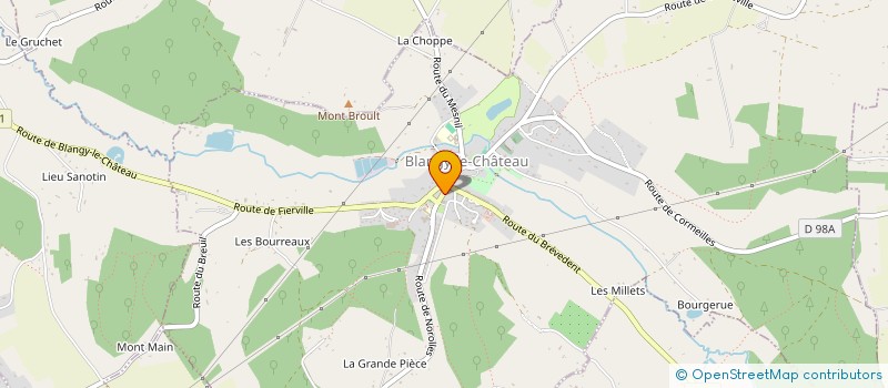 localisation de l'entreprise O DOUCEURS DE LAURA  BLANGY-LE-CHATEAU