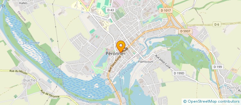 localisation de l'entreprise O DOUCEURS DE NOS TERROIRS à PERONNE