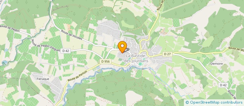 localisation de l'entreprise O DU LUB'  LA BASTIDE-DES-JOURDANS