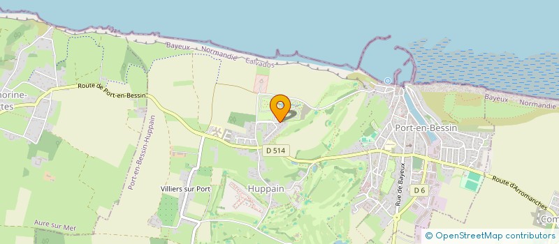 localisation de l'entreprise O DWYER KEVIN & LORRAINE  PORT-EN-BESSIN-HUPPAIN