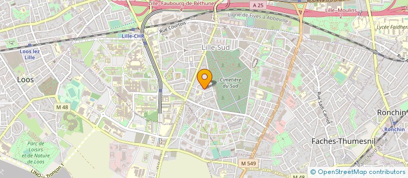 localisation de l'entreprise O.E.R.E INTERNATIONALE à LILLE
