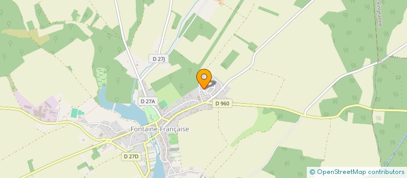 localisation de l'entreprise O ECLAT  FONTAINE-FRANCAISE