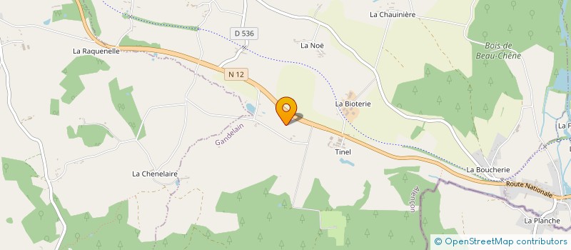 localisation de l'entreprise O ELECT HABITAT à GANDELAIN