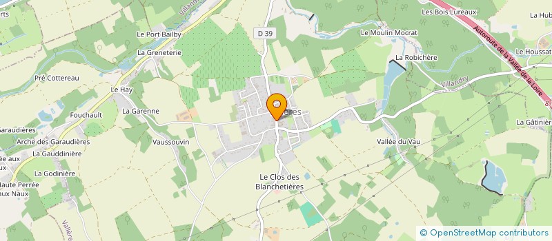 localisation de l'entreprise O'ETOILES  VALLERES