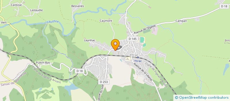 localisation de l'entreprise O'F  YTRAC