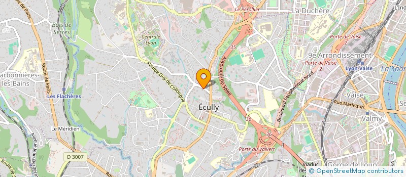 localisation de l'entreprise O.F.A.  ECULLY