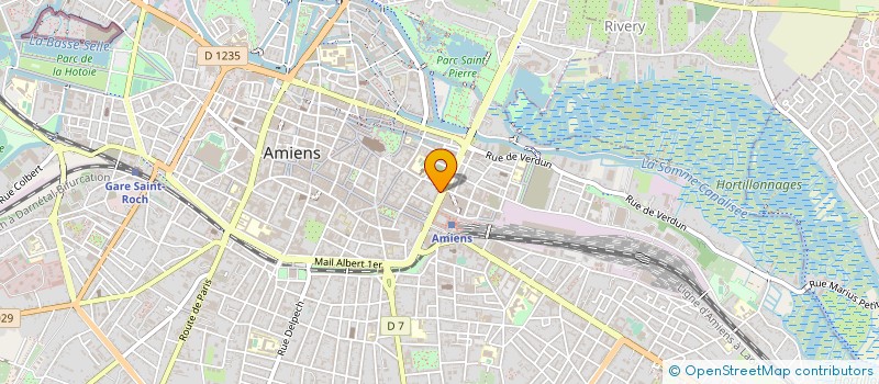 localisation de l'entreprise O.F.C.  AMIENS