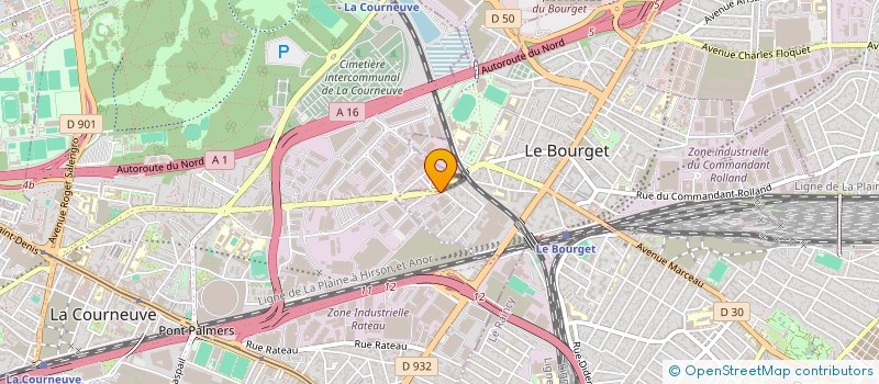 localisation de l'entreprise O.F.C à LE BOURGET