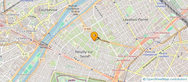 localisation de l'entreprise O F CONSULTANTS à NEUILLY SUR SEINE