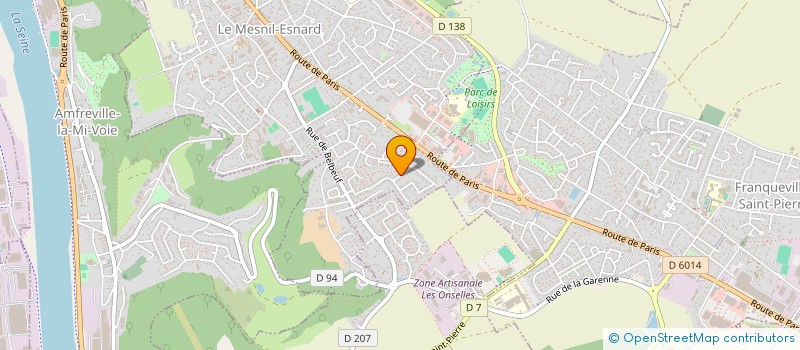 localisation de l'entreprise O . F. E .  LE MESNIL-ESNARD