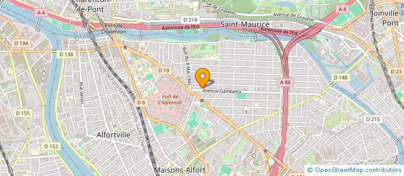 localisation de l'entreprise O&F IMMO - GRENOBLE à MAISONS-ALFORT
