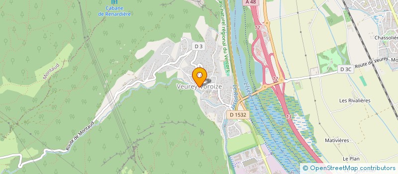 localisation de l'entreprise O.F.P EXPRESS  VEUREY-VOROIZE