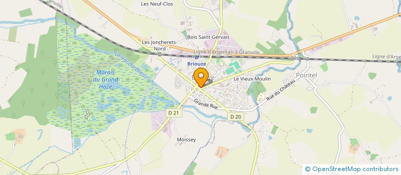 localisation de l'entreprise O'FAIM MENIL à LE MENIL-DE-BRIOUZE