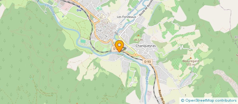 localisation de l'entreprise O FAIT à DIE