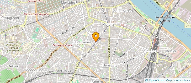 localisation de l'entreprise O FANTASME MAISON TRANSDISCIPLINAIRE QUEER  BORDEAUX