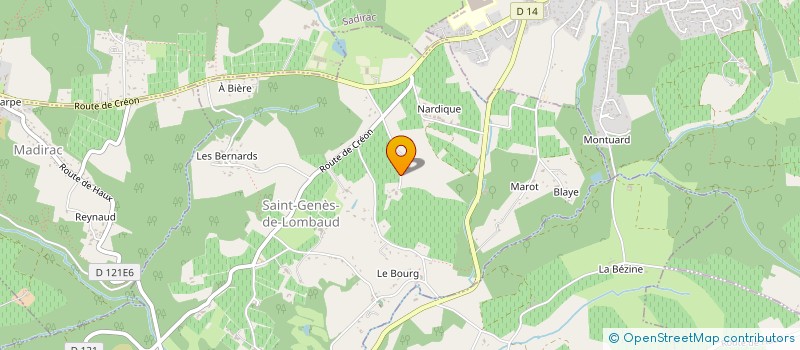 localisation de l'entreprise O'FARRELL  SAINT-GENES-DE-LOMBAUD