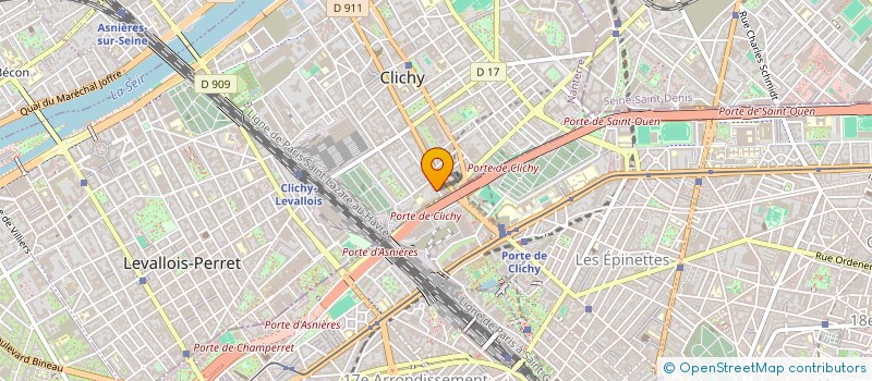 localisation de l'entreprise O'FATIM  CLICHY