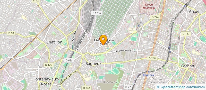 localisation de l'entreprise O FEUILLES DOREES à BAGNEUX