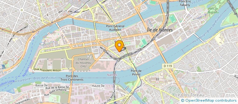 localisation de l'entreprise O FIL DE L'AIR à NANTES