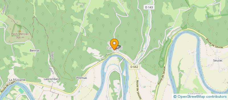 localisation de l'entreprise O FIL DE L'EAU  GREALOU