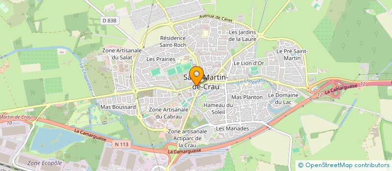 localisation de l'entreprise O FIL DE L'EAU à SAINT-MARTIN-DE-CRAU